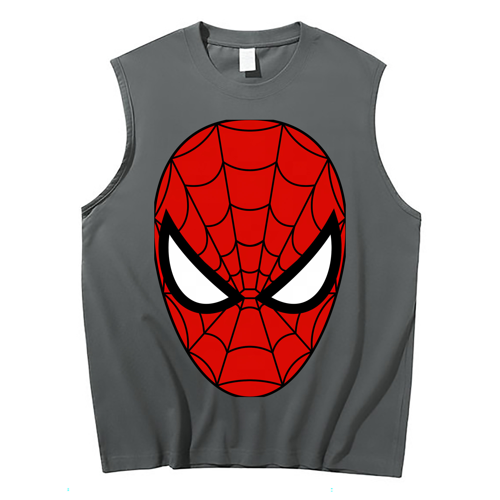 （画像用） Spider Man スパイダーマン コットン100％タンクトップ（フロントプリント）
